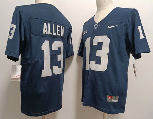 Men Penn State Natty Lions #13 Allen Blue Nike 2025 NCAA Jersey->ncaa teams->NCAA Jersey